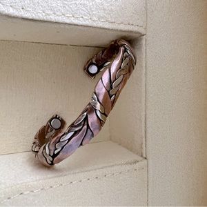 Magnetic Copper & Silver Bracelet